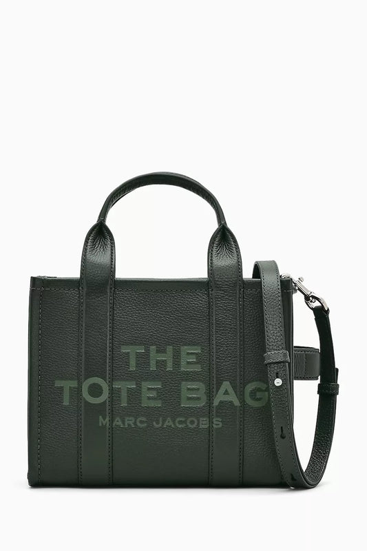 Marc Jacobs The Small Tote Bag in Leather Green