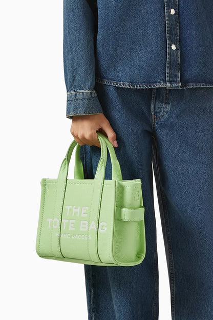 Marc Jacobs The Small Tote Bag in Leather Peppermint