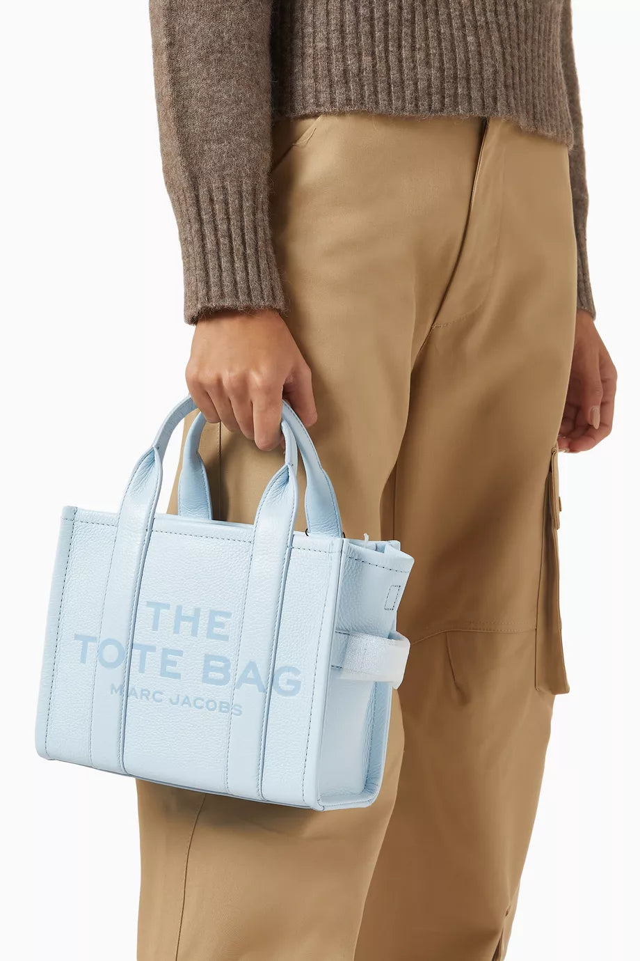 Marc Jacobs The Small Tote Bag in Leather Blue