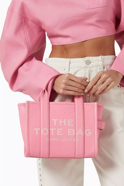 Marc Jacobs The Small Tote Bag in Leather Pink Petal