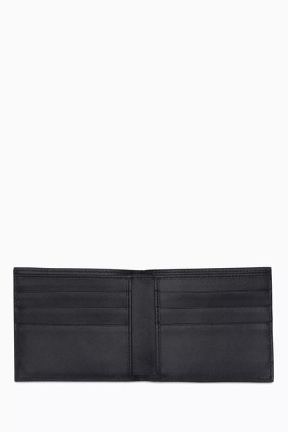 DOLCE & GABBANA Logo Bifold Wallet in Calfskin Leather