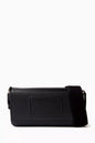 DOLCE & GABBANA Logo-embossed Crossbody Bag in Leather Black