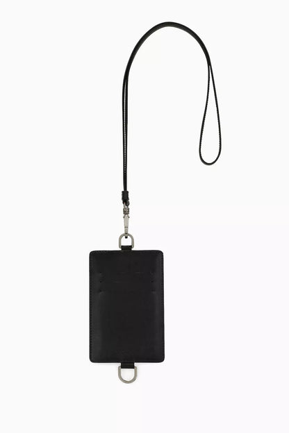 DOLCE & GABBANA Logo-print Card Holder in Leather