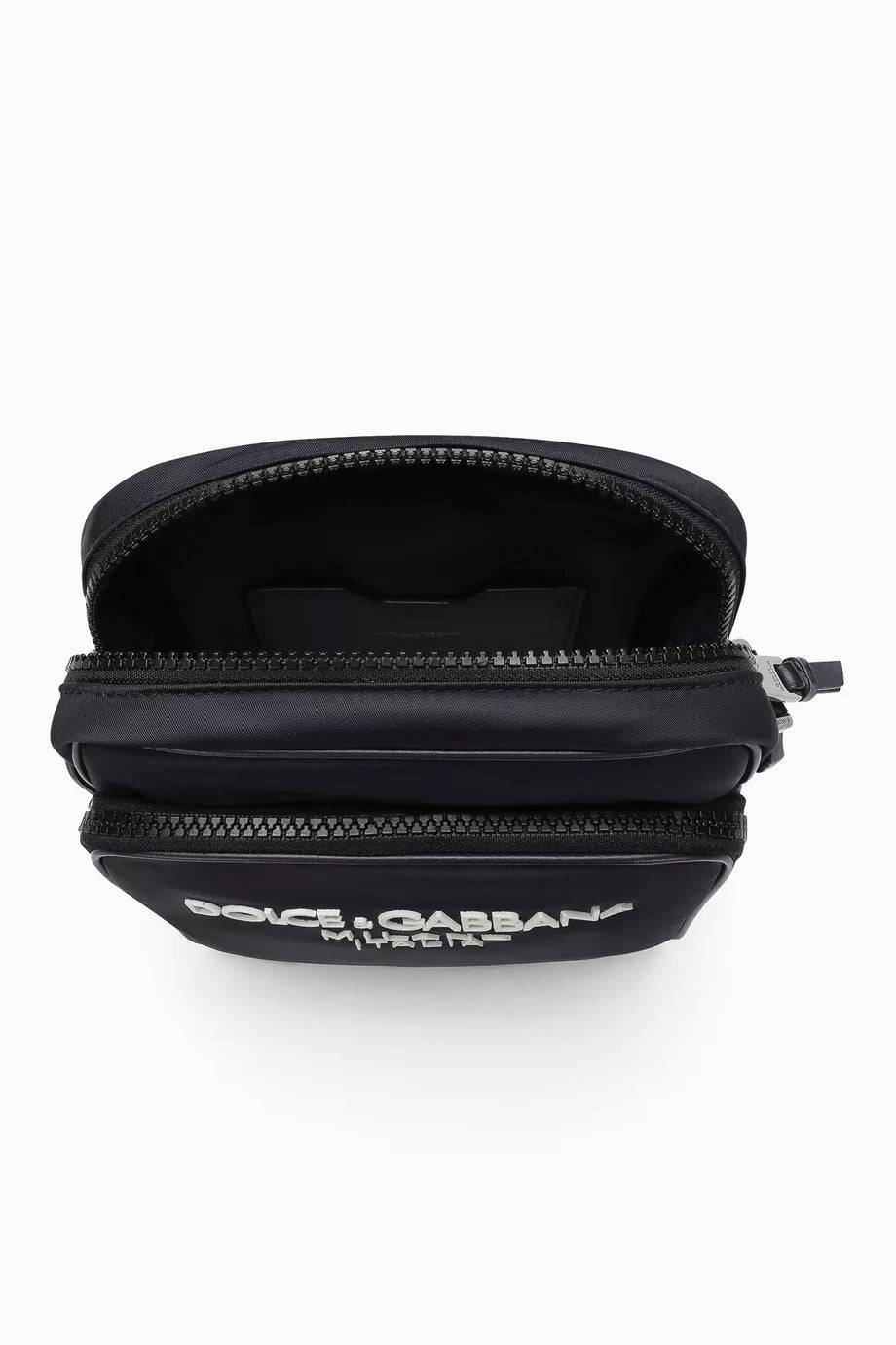 DOLCE & GABBANA Small DG Logo Crossbody Bag in Nylon