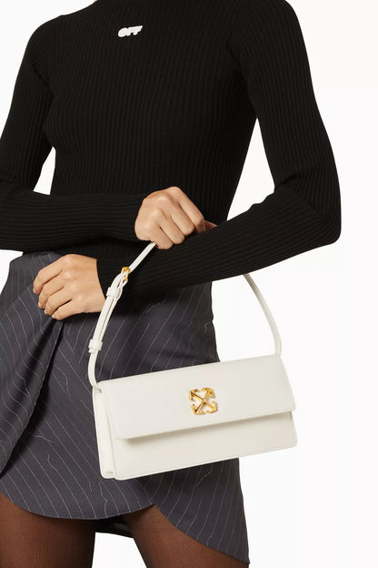 OFF-WHITE Jitney 1.0 Shoulder Bag in Leather