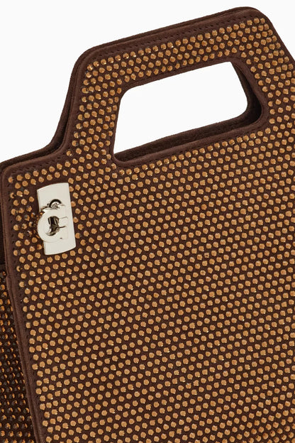 Ferragamo Mini Wanda Bag in Crystals