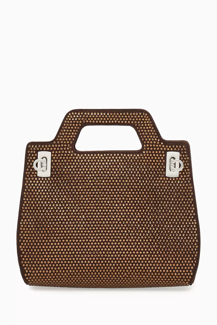 Ferragamo Mini Wanda Bag in Crystals