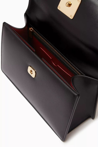 OFF-WHITE Jitney 1.4 Top Handle Bag in Calfskin Leather