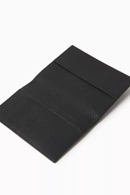 DOLCE & GABBANA Logo-embossed Passport Holder in Leather