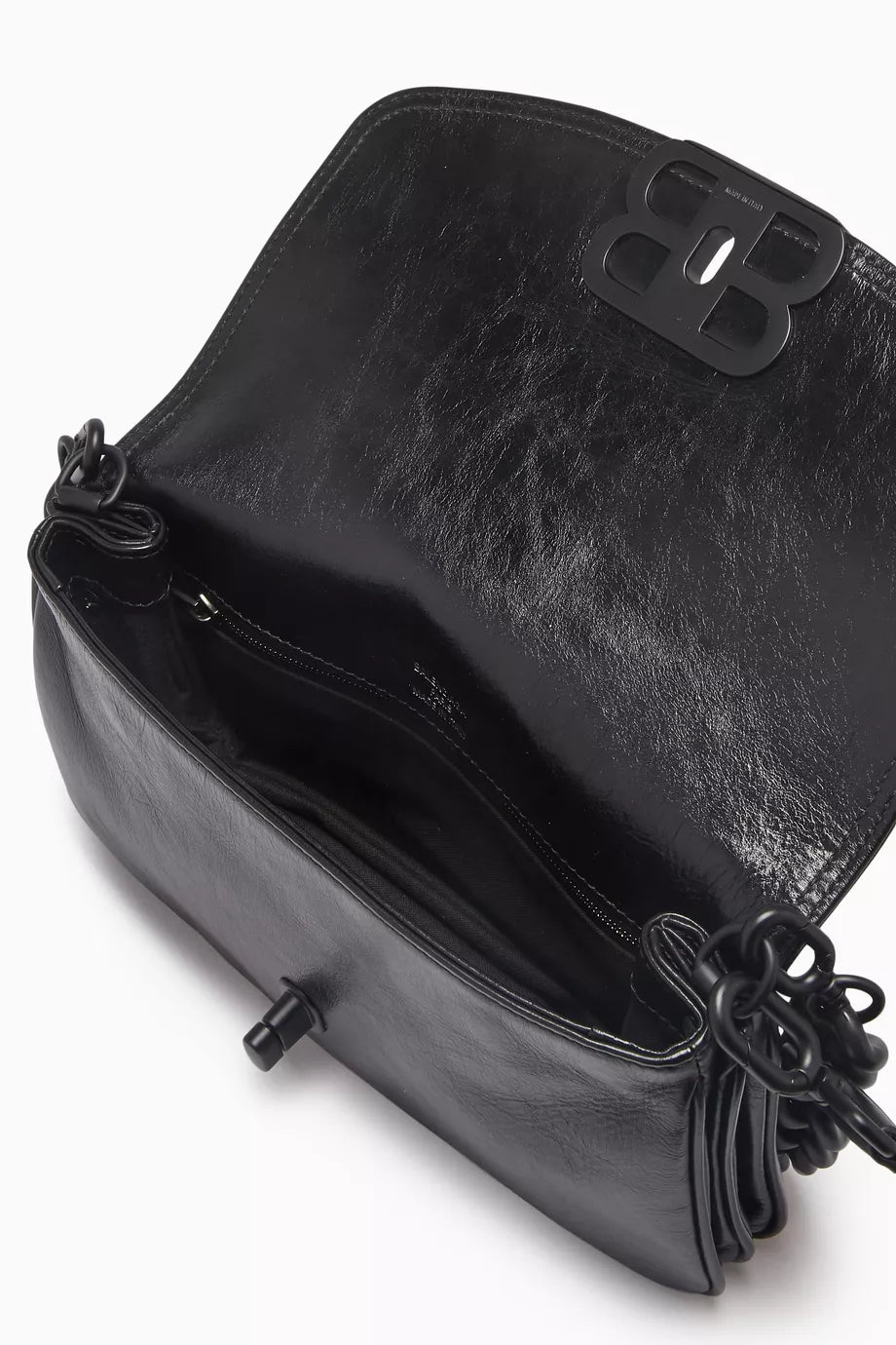 Balenciaga  Smal BB Soft Flap Bag in Leather Black