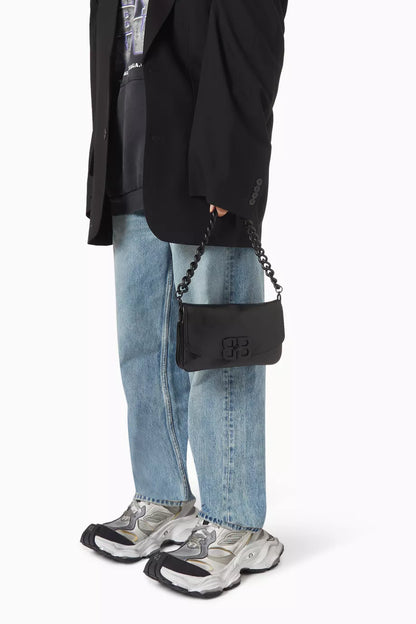 Balenciaga  Smal BB Soft Flap Bag in Leather Black