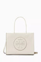 TORY BURCH Small Ella Tote Bag in BioFabbrica Bio-Tex™ White