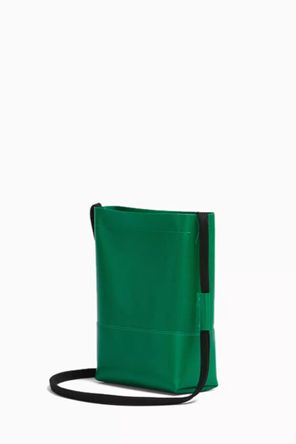 Marni Logo Crossbody Bag in Coated Canvas