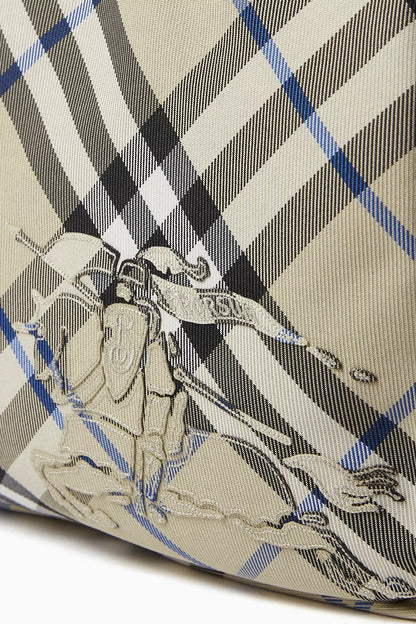 Burberry Check-print Crossbody Bag in Nylon Lichen Men