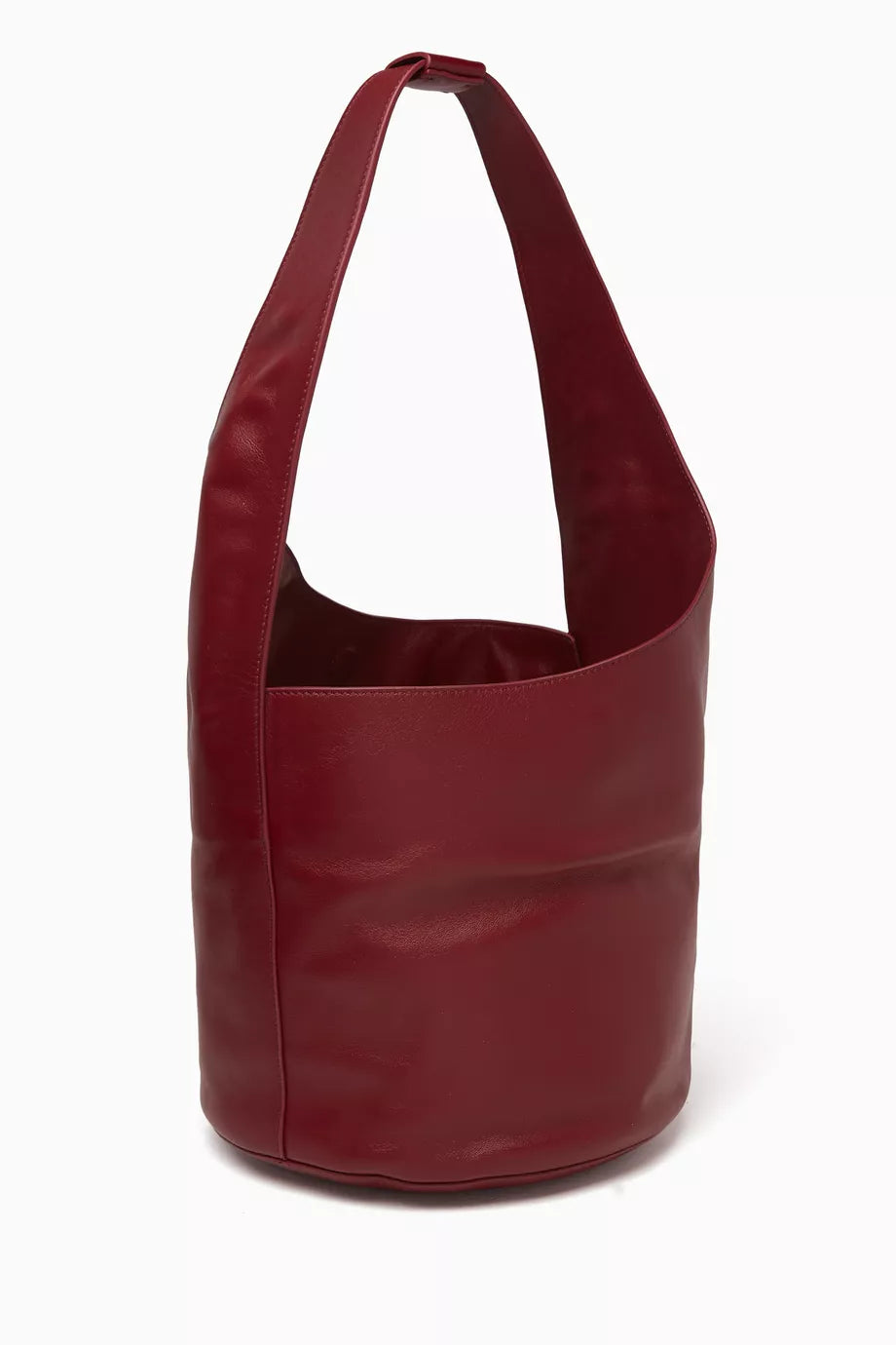Reformation Medium Silvana Bucket Shoulder Bag in Nappa