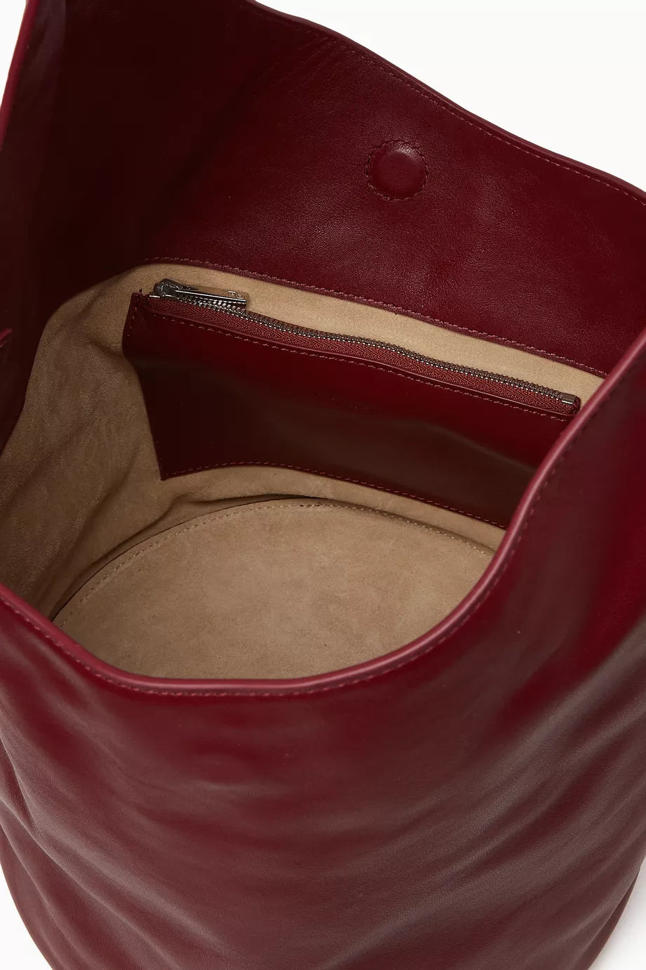 Reformation Medium Silvana Bucket Shoulder Bag in Nappa