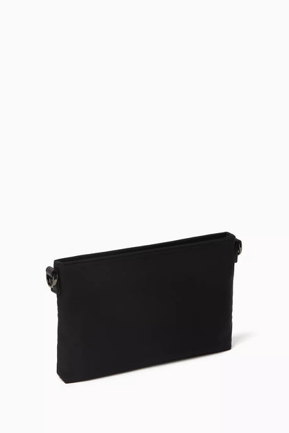 Emporio Armani Logo Travel Crossbody Bag in Nylon Men