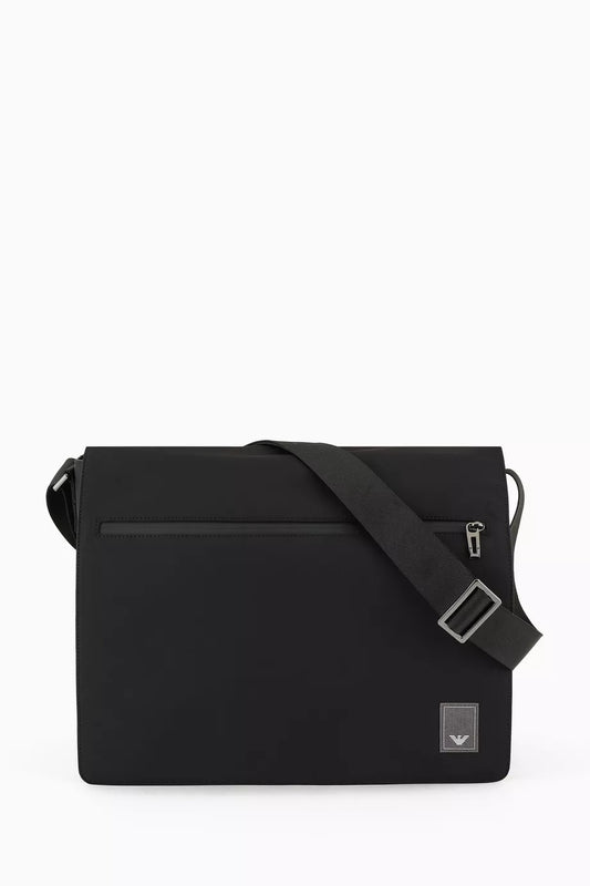 Emporio Armani Logo Messenger Bag in Nylon Men