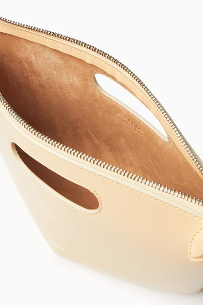Alaïa Small Folded Zipped Tote Bag in Calfskin