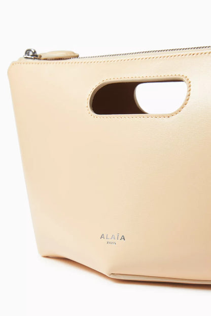 Alaïa Small Folded Zipped Tote Bag in Calfskin