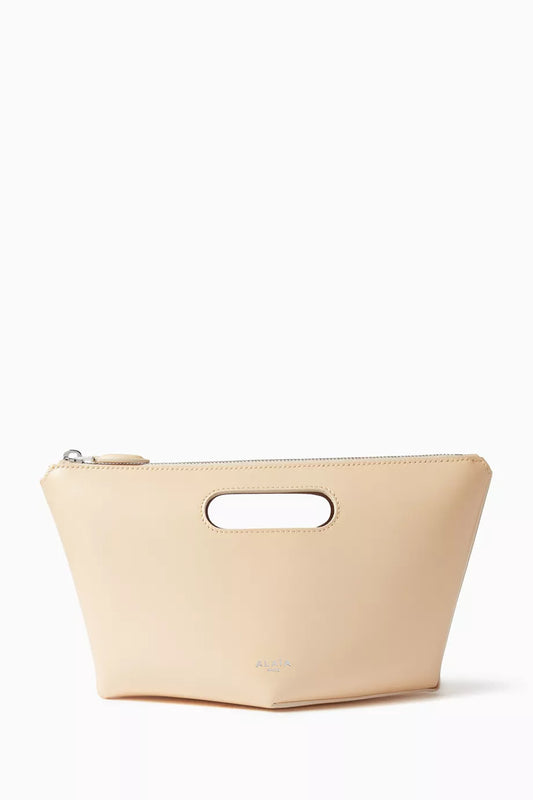 Alaïa Small Folded Zipped Tote Bag in Calfskin