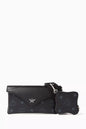 MCM Small Crossbody Pouch in Visetos Black