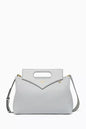 MCM Soft Diamond Tote Bag in Embossed Leather Grey