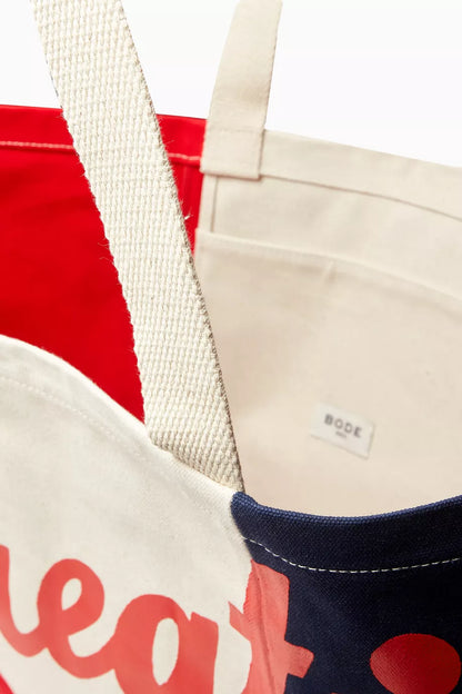BODE Recreation Tote Bag in Cotton-canvas