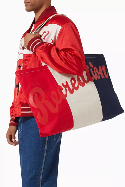 BODE Recreation Tote Bag in Cotton-canvas