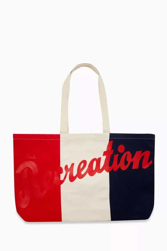 BODE Recreation Tote Bag in Cotton-canvas