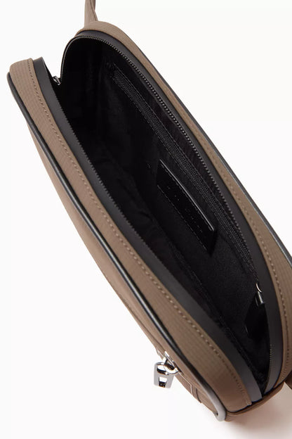 Emporio Armani Eagle Logo Belt Bag in Nylon Men