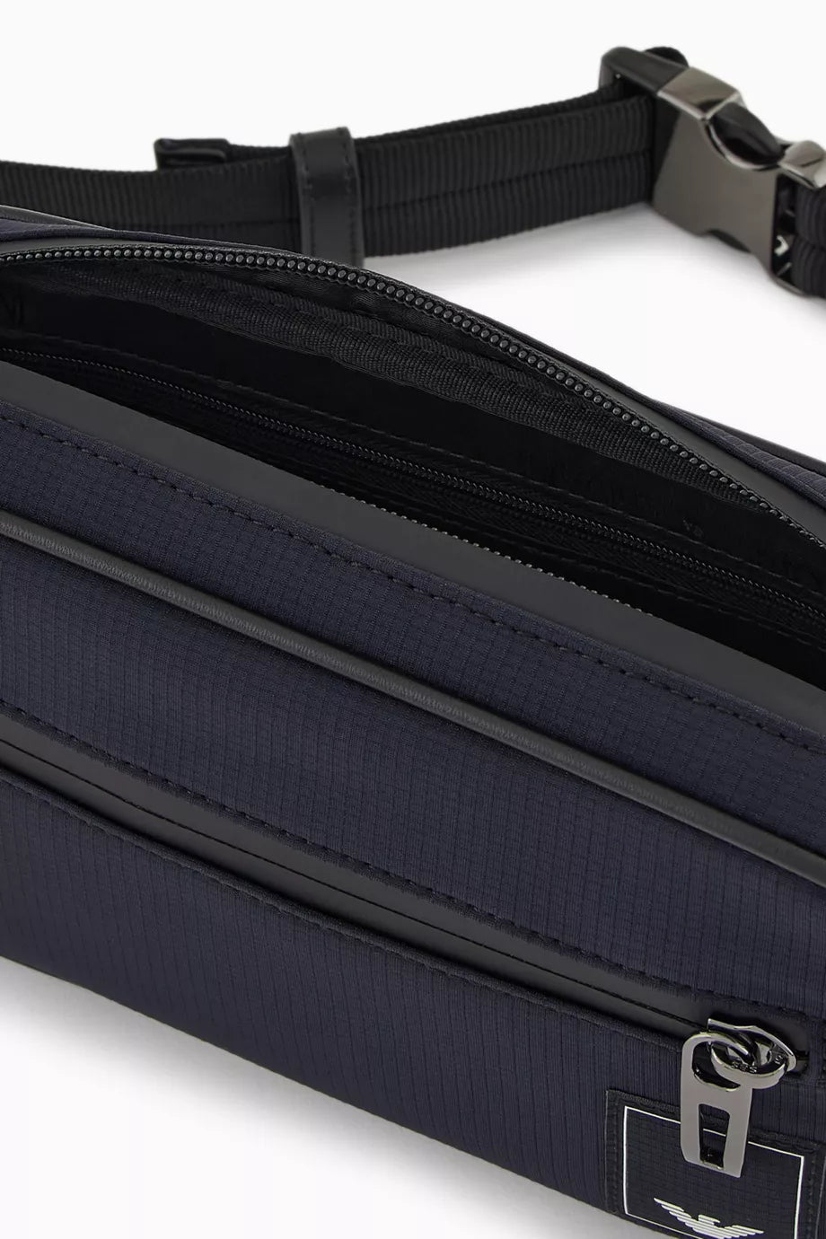 Emporio Armani Eagle Logo Belt Bag in Nylon Men