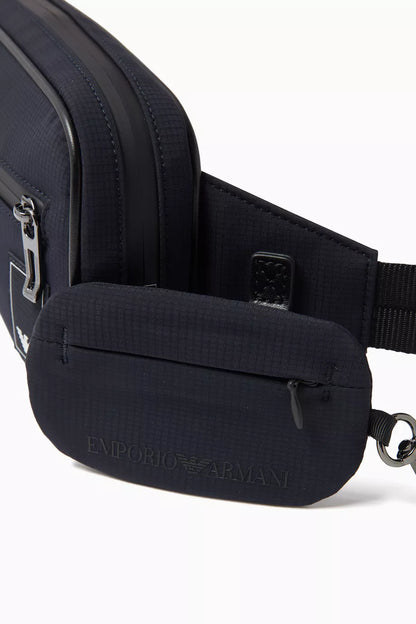 Emporio Armani Eagle Logo Belt Bag in Nylon Men