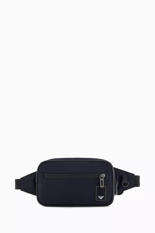 Emporio Armani Eagle Logo Belt Bag in Nylon Men