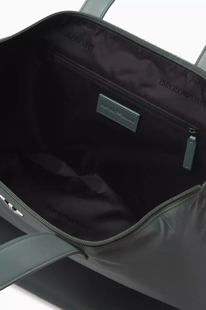 Emporio Armani Eagle Logo Tote Bag in Nylon Men