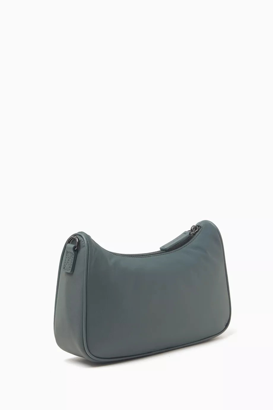Emporio Armani Eagle Logo Crossbody Bag in Nylon Grey