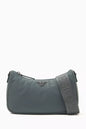 Emporio Armani Eagle Logo Crossbody Bag in Nylon Grey