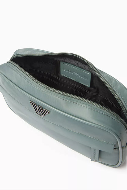 Emporio Armani Eagle Logo Wash Bag in Nylon Men