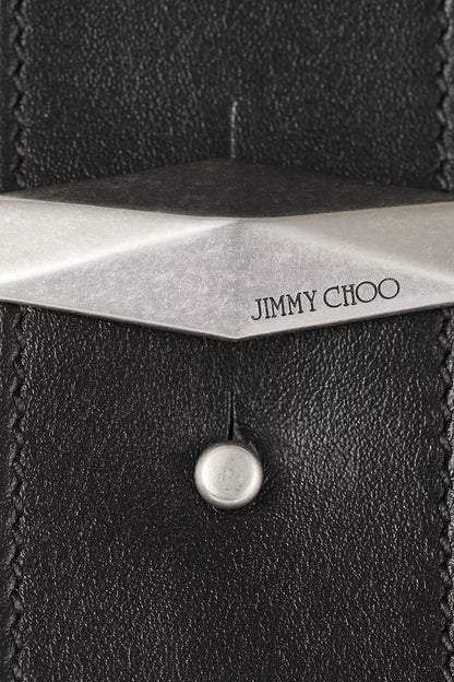 Jimmy Choo Small Diamond Hobo Bag Crystal-embellished Leather