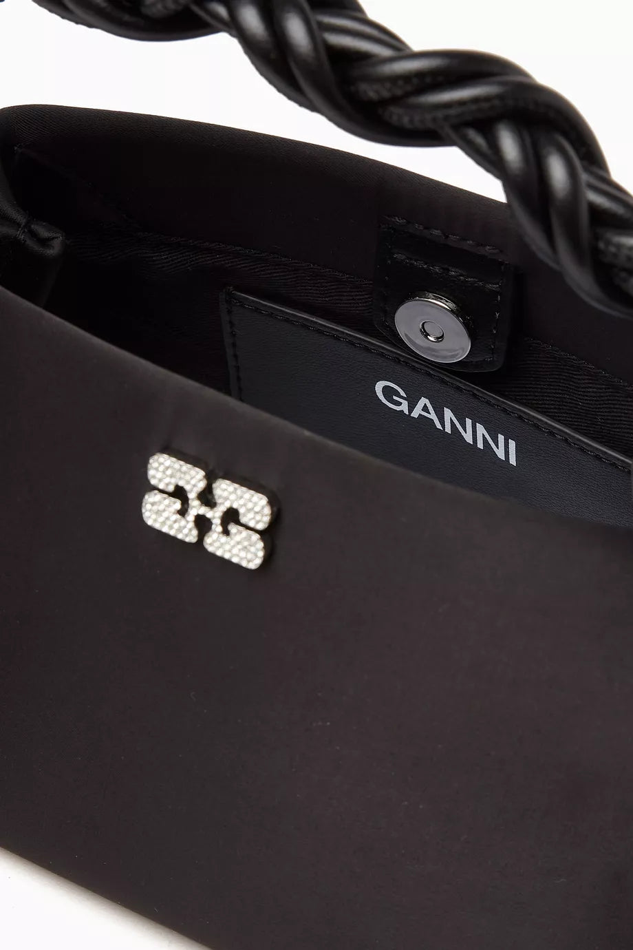 GANNI Mini Bou Bag in Satin