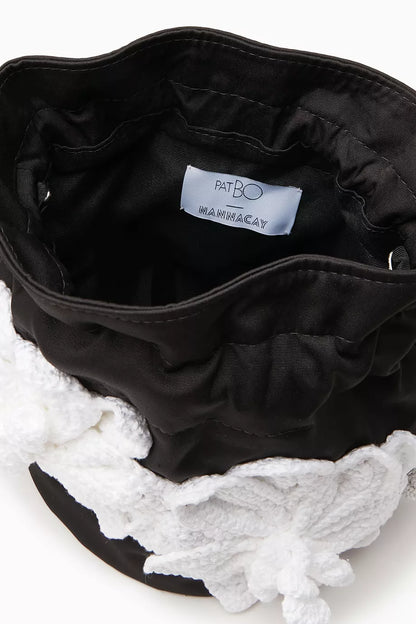 Nannacay x PatBO Cara Floral Bucket Bag in Fabric