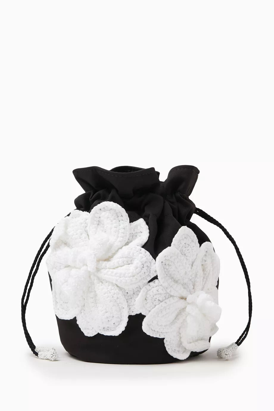 Nannacay x PatBO Cara Floral Bucket Bag in Fabric