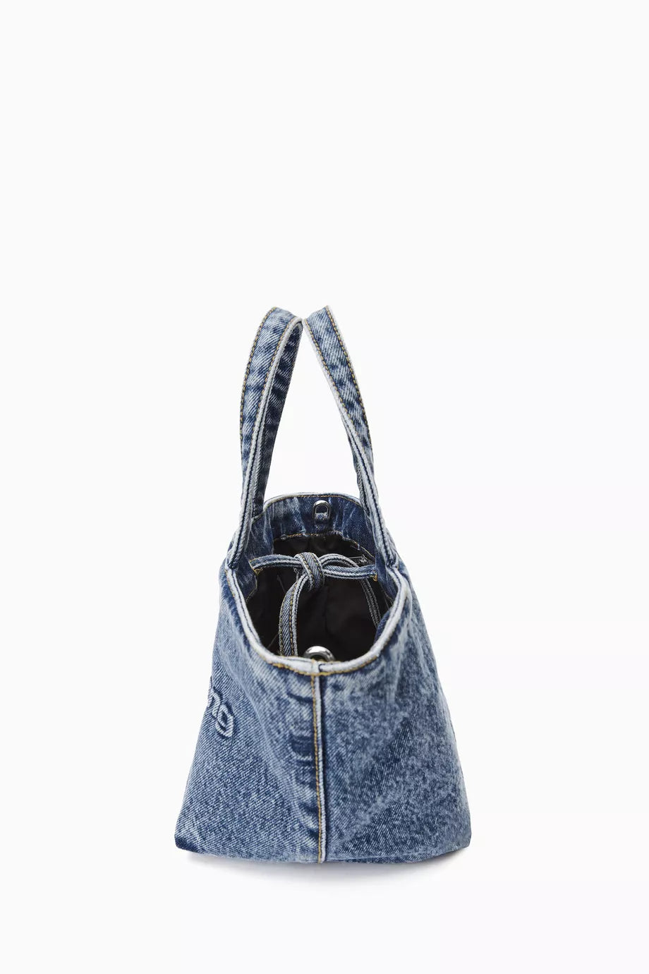 ALEXANDER WANG Small Punch Tote Bag in Denim
