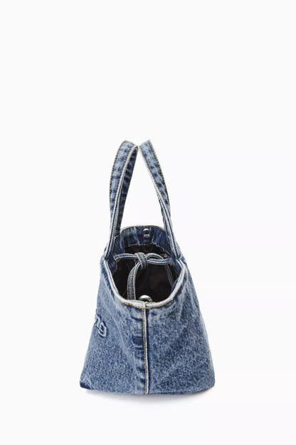 ALEXANDER WANG Small Punch Tote Bag in Denim