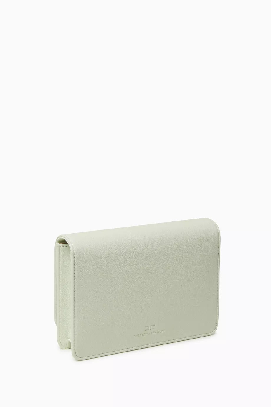 Elisabetta Franchi Small Shoulder Bag in Tumbled Faux Leather