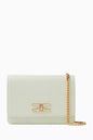 Elisabetta Franchi Small Shoulder Bag in Tumbled Faux Leather