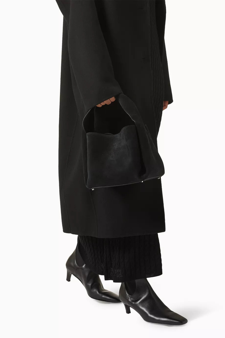 TOTEME Bucket Bag in Suede