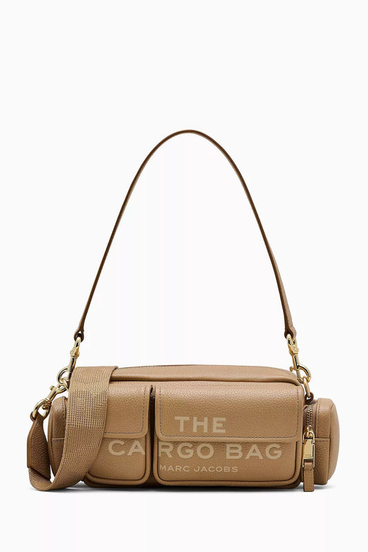 Marc Jacobs The Cargo Shoulder Bag in Grained Leather Camel