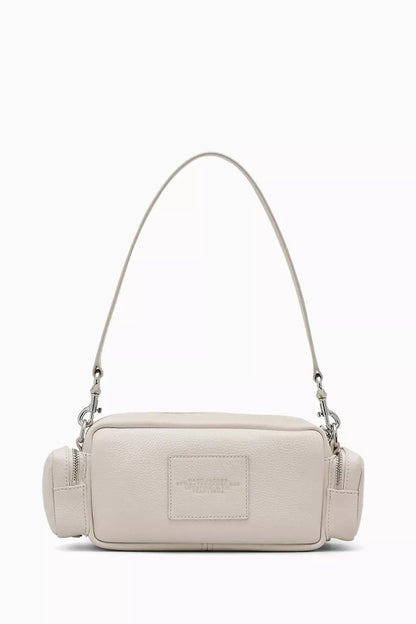 Marc Jacobs The Cargo Shoulder Bag in Grained Leather White