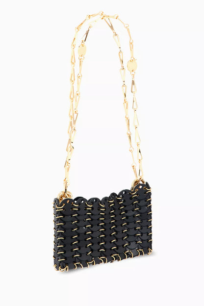 Rabanne 1969 Nano Shoulder Bag in Leather